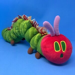 Kohls Cares The Very Hungry Caterpillar Plush 18 Green Red Eric Carle 2010